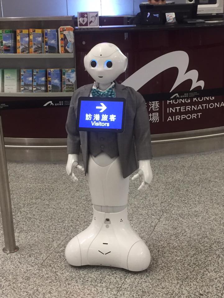 Muitas tecnologias nesse aeroporto