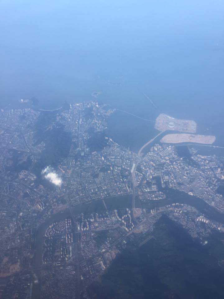 Chegando em Hong Kong